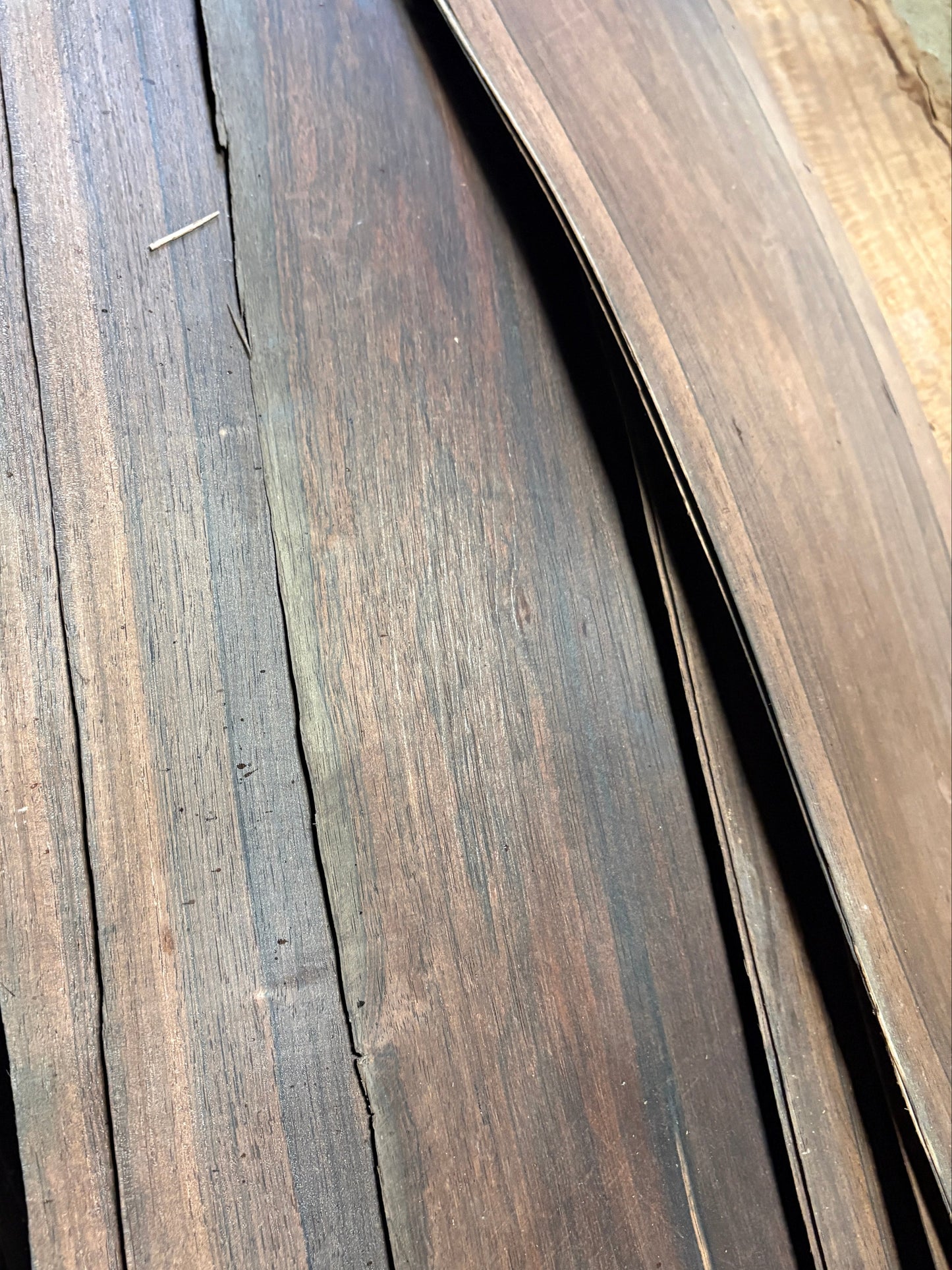 1950's Brazilian Rosewood Veneer for Guitar Head Plates
